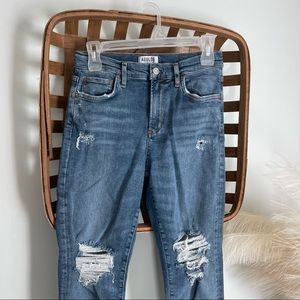 AGOLDE Sophie Crop High Rise Skinny Jeans